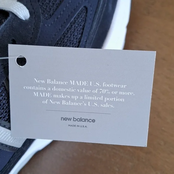 New Balance Made in USA 990v6 Running Shoe - Color: Navy/White - Size: Men 10.5 - Picture 10 of 10